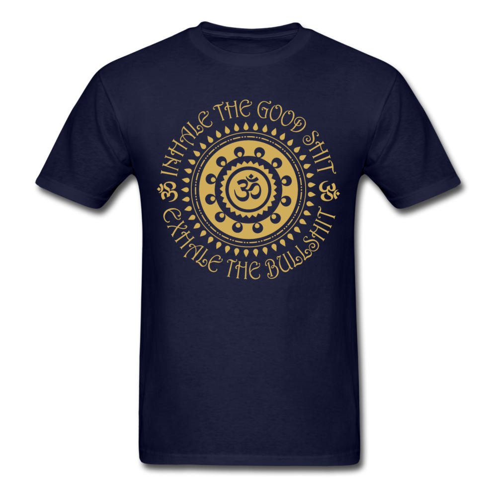 Inhale the good shit exhale the bullshit Unisex T-Shirt-Unisex Classic T-Shirt | Fruit of the Loom 3930-Teelime | shirts-hoodies-mugs