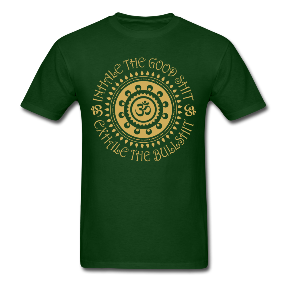 Inhale the good shit exhale the bullshit Unisex T-Shirt-Unisex Classic T-Shirt | Fruit of the Loom 3930-Teelime | shirts-hoodies-mugs