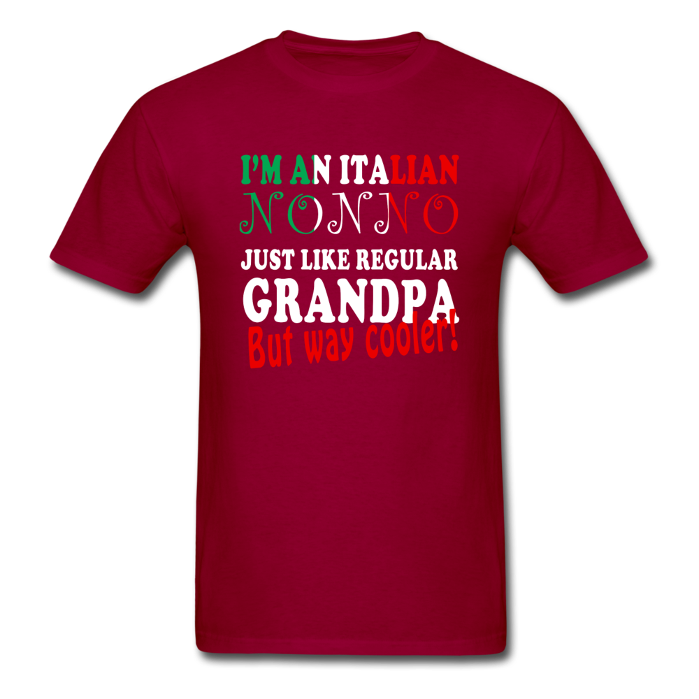 Italian nonno just like regular grandpa but way cooler! Unisex T-Shirt-Unisex Classic T-Shirt | Fruit of the Loom 3930-Teelime | shirts-hoodies-mugs