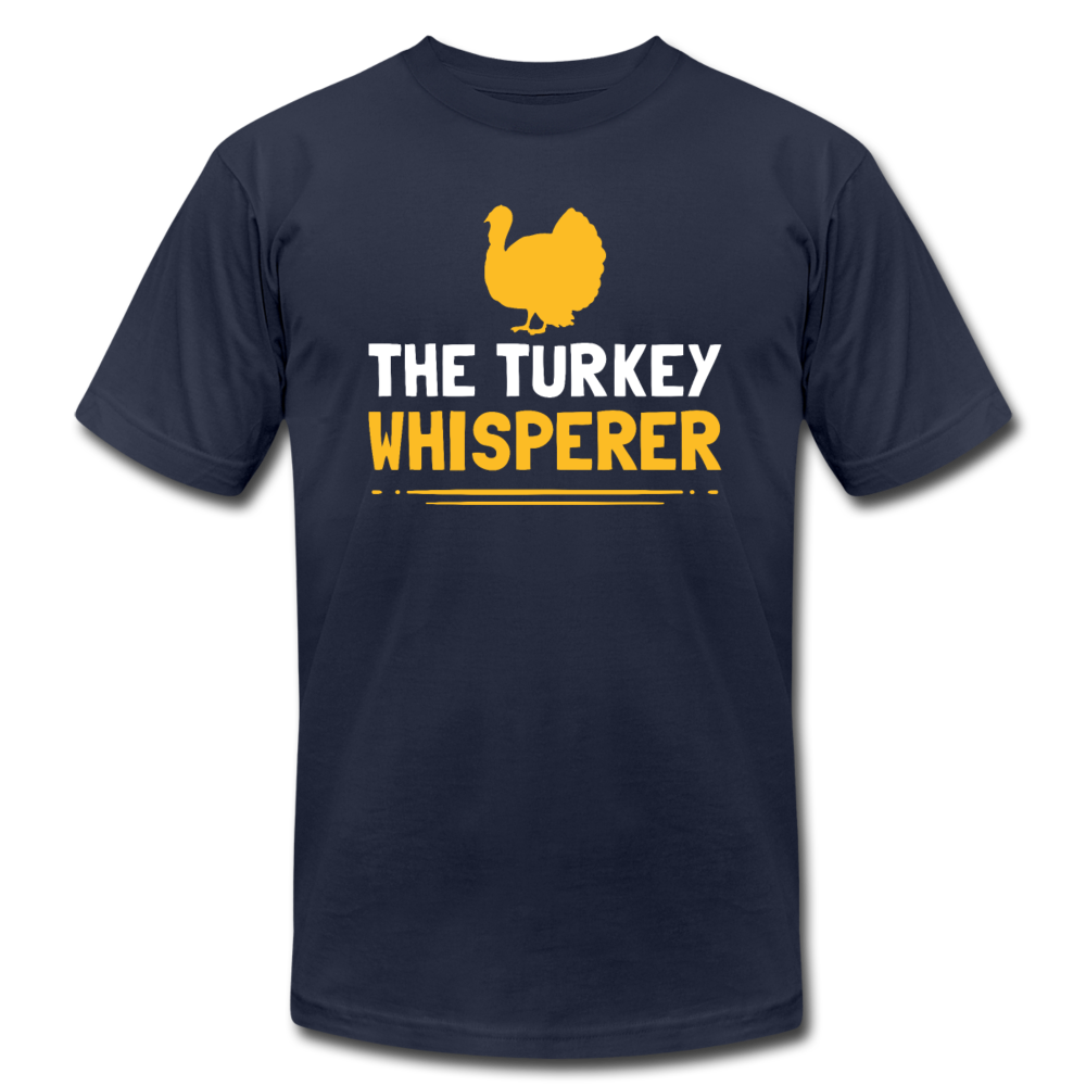 Turkey Whisperer Unisex Canvas T-Shirt-Unisex Jersey T-Shirt | Bella + Canvas 3001-Teelime | shirts-hoodies-mugs