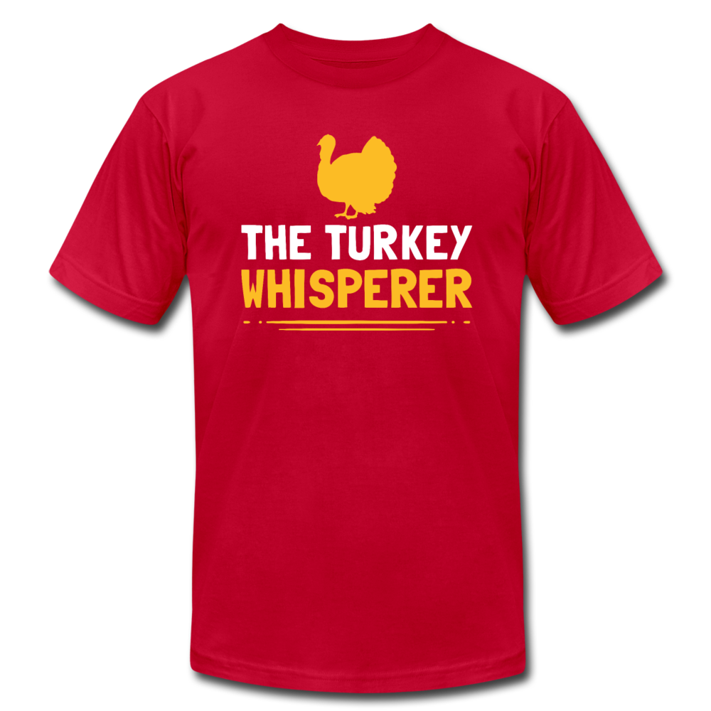 Turkey Whisperer Unisex Canvas T-Shirt-Unisex Jersey T-Shirt | Bella + Canvas 3001-Teelime | shirts-hoodies-mugs