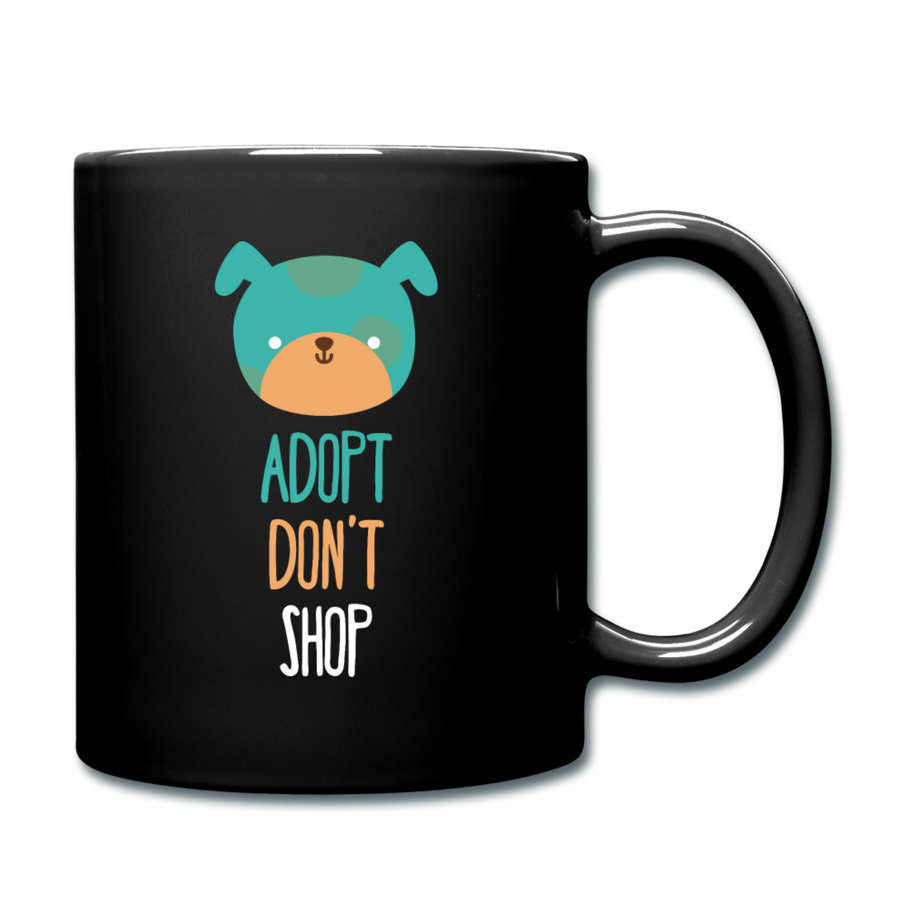 Adopt don't shop - Dog Full color Mug-Full Color Mug | BestSub B11Q-Teelime | shirts-hoodies-mugs