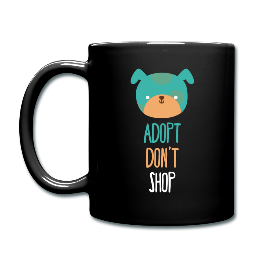Adopt don't shop - Dog Full color Mug-Full Color Mug | BestSub B11Q-Teelime | shirts-hoodies-mugs