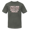 I don't need an intervention I realize I have a Wrestling problem Unisex Canvas T-Shirt-Unisex Jersey T-Shirt | Bella + Canvas 3001-Teelime | shirts-hoodies-mugs