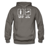 Swimming - Your wife My wife Unisex Hoodie-Men's Hoodie | Hanes P170-Teelime | shirts-hoodies-mugs