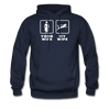 Swimming - Your wife My wife Unisex Hoodie-Men's Hoodie | Hanes P170-Teelime | shirts-hoodies-mugs