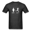 Running YOUR GF MY GF Unisex T-Shirt-Unisex Classic T-Shirt | Fruit of the Loom 3930-Teelime | shirts-hoodies-mugs