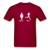 Running YOUR GF MY GF Unisex T-Shirt-Unisex Classic T-Shirt | Fruit of the Loom 3930-Teelime | shirts-hoodies-mugs