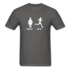 Running YOUR GF MY GF Unisex T-Shirt-Unisex Classic T-Shirt | Fruit of the Loom 3930-Teelime | shirts-hoodies-mugs