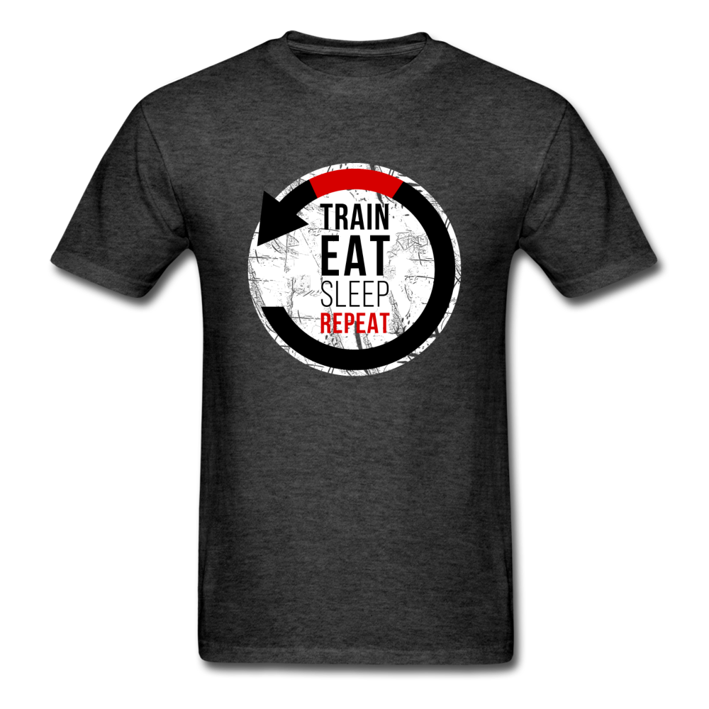 Train Eat Sleep Repeat Unisex T-Shirt-Unisex Classic T-Shirt | Fruit of the Loom 3930-Teelime | shirts-hoodies-mugs