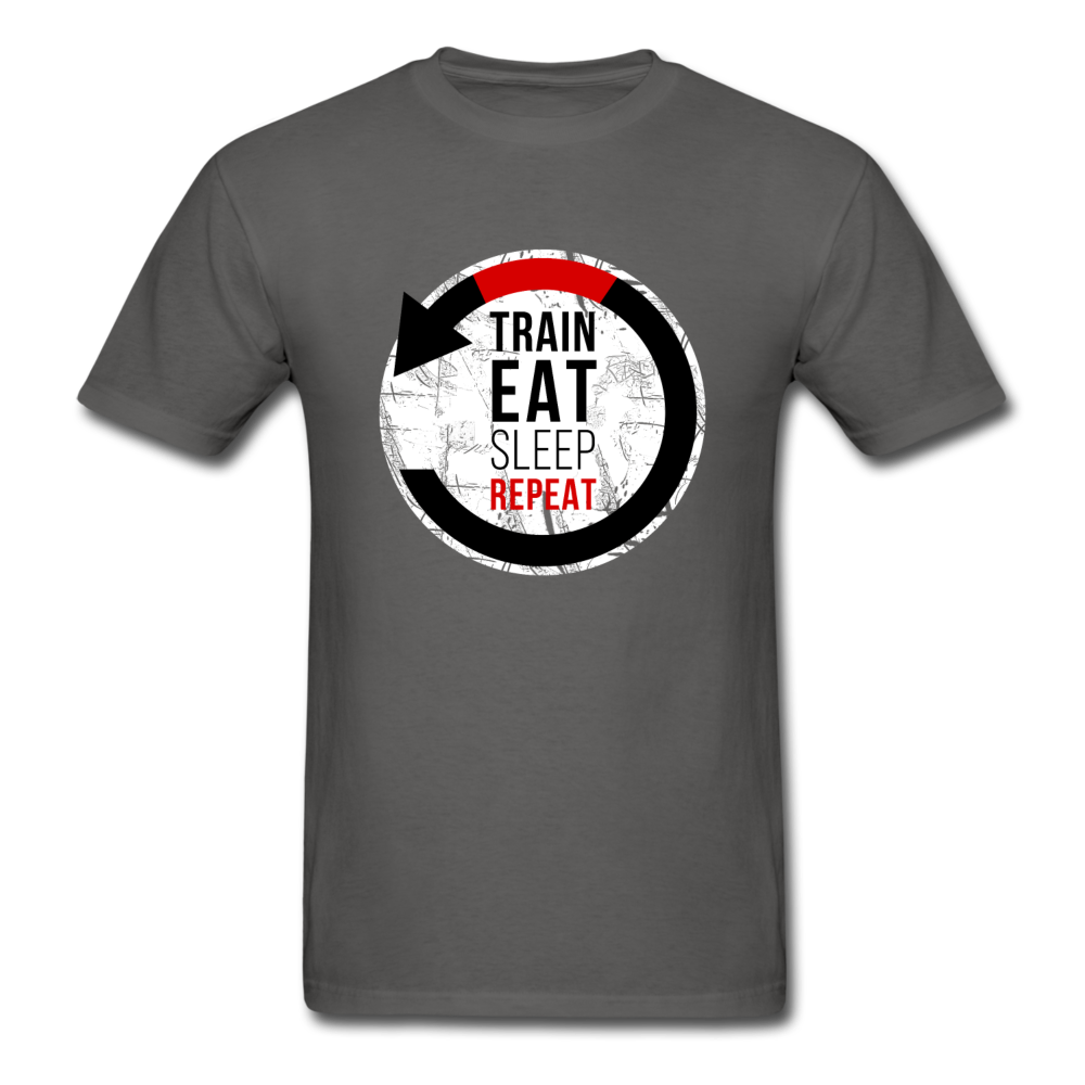 Train Eat Sleep Repeat Unisex T-Shirt-Unisex Classic T-Shirt | Fruit of the Loom 3930-Teelime | shirts-hoodies-mugs