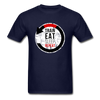 Train Eat Sleep Repeat Unisex T-Shirt-Unisex Classic T-Shirt | Fruit of the Loom 3930-Teelime | shirts-hoodies-mugs