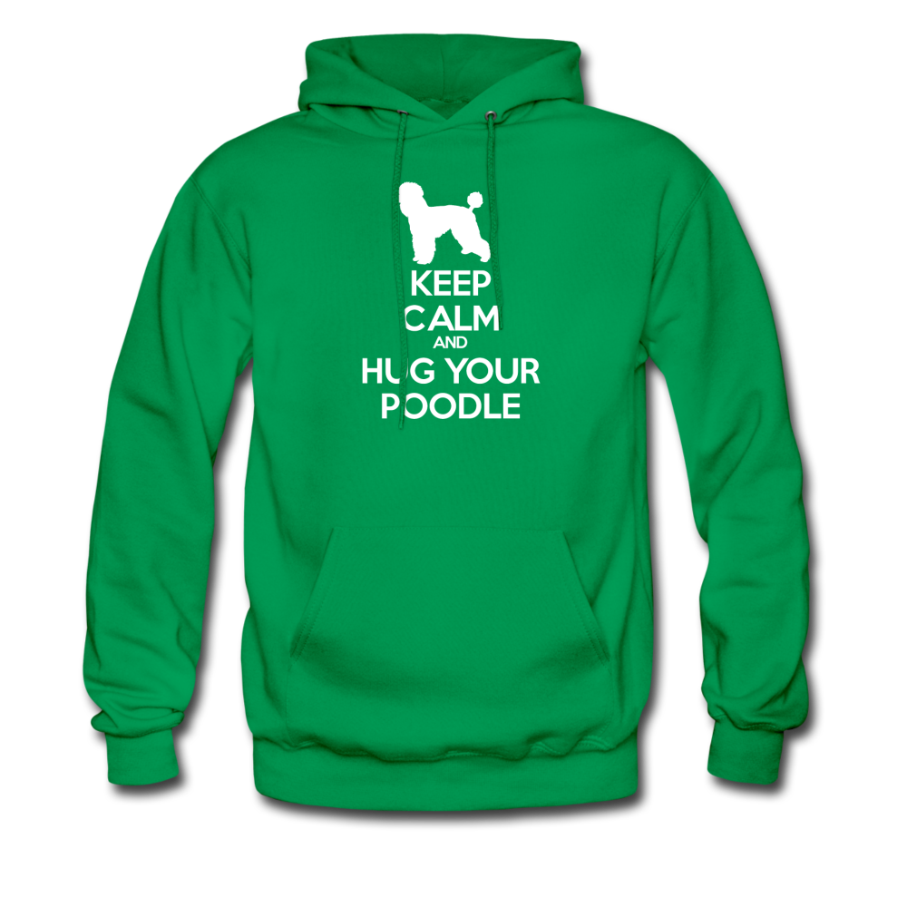 Keep Calm and Hug Your Poodle Unisex Hoodie-Men's Hoodie | Hanes P170-Teelime | shirts-hoodies-mugs