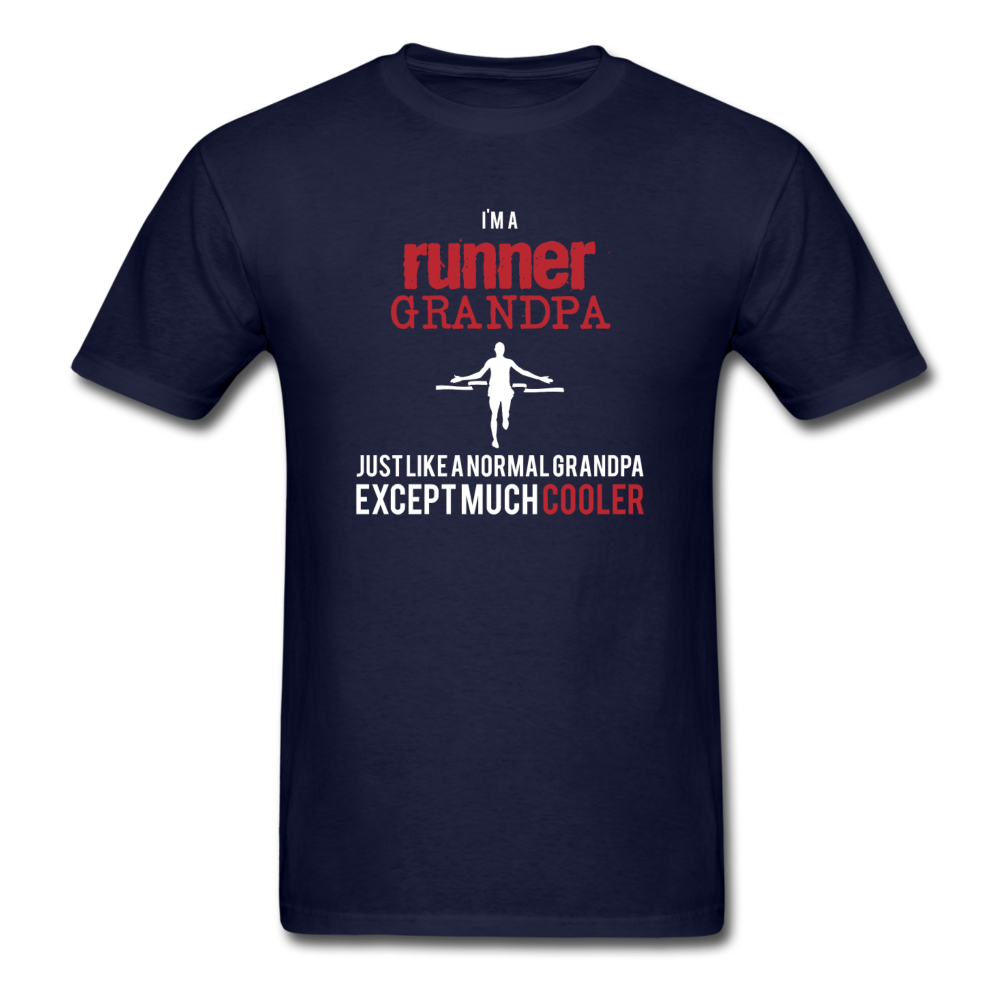 I'm a runner grandpa just like a normal grandpa except much cooler Unisex T-Shirt-Unisex Classic T-Shirt | Fruit of the Loom 3930-Teelime | shirts-hoodies-mugs