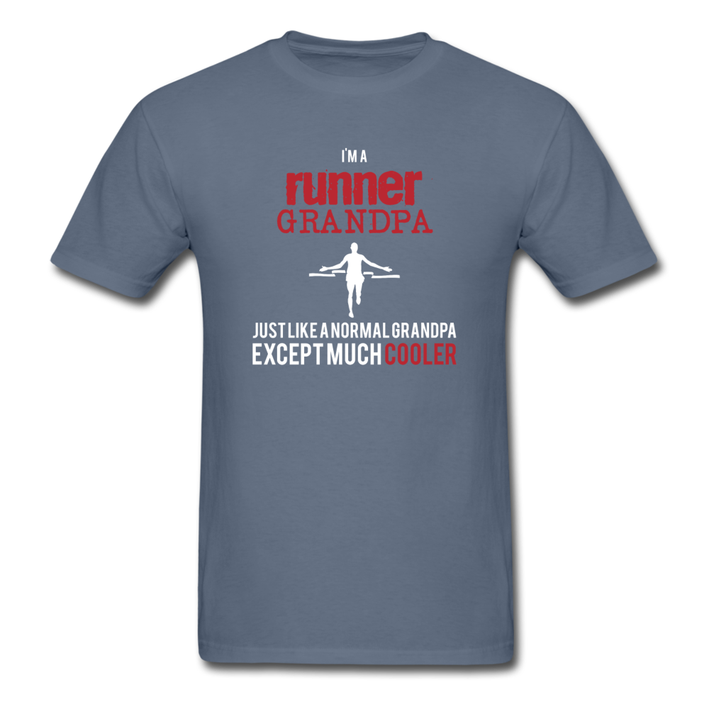 I'm a runner grandpa just like a normal grandpa except much cooler Unisex T-Shirt-Unisex Classic T-Shirt | Fruit of the Loom 3930-Teelime | shirts-hoodies-mugs