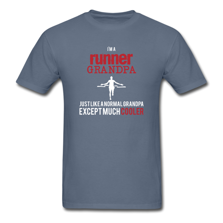 I'm a runner grandpa just like a normal grandpa except much cooler Unisex T-Shirt-Unisex Classic T-Shirt | Fruit of the Loom 3930-Teelime | shirts-hoodies-mugs