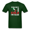 You bet your culo I'm Italian Unisex T-Shirt-Unisex Classic T-Shirt | Fruit of the Loom 3930-Teelime | shirts-hoodies-mugs