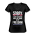 Sorry I can't hear you over the sound of my freedom Women's V-Neck T-Shirt