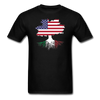 American grown with Italian roots - No words Unisex T-Shirt-Unisex Classic T-Shirt | Fruit of the Loom 3930-Teelime | shirts-hoodies-mugs