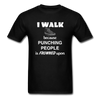 I walk because punching people is frowned upon Unisex T-Shirt-Unisex Classic T-Shirt | Fruit of the Loom 3930-Teelime | shirts-hoodies-mugs