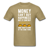 Money can't buy happiness but it can buy burritos and that's kind of the same thing Unisex T-Shirt-Unisex Classic T-Shirt | Fruit of the Loom 3930-Teelime | shirts-hoodies-mugs