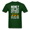 Money can't buy happiness but it can buy burritos and that's kind of the same thing Unisex T-Shirt-Unisex Classic T-Shirt | Fruit of the Loom 3930-Teelime | shirts-hoodies-mugs