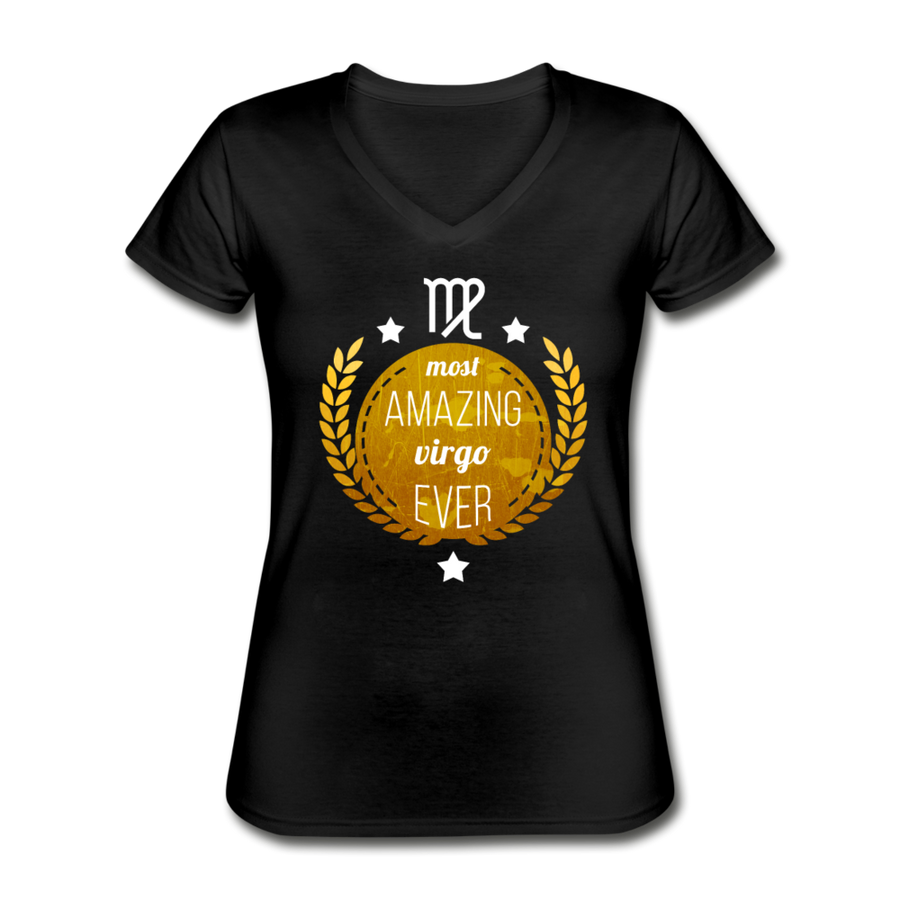 Most amazing Virgo ever Women's V-Neck T-Shirt-Women's V-Neck T-Shirt | Fruit of the Loom L39VR-Teelime | shirts-hoodies-mugs