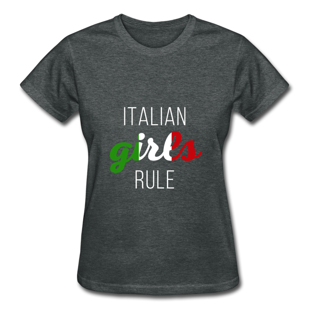 Italian girls rule Gildan Ultra Cotton Ladies T-Shirt-Ultra Cotton Ladies T-Shirt | Gildan G200L-Teelime | shirts-hoodies-mugs
