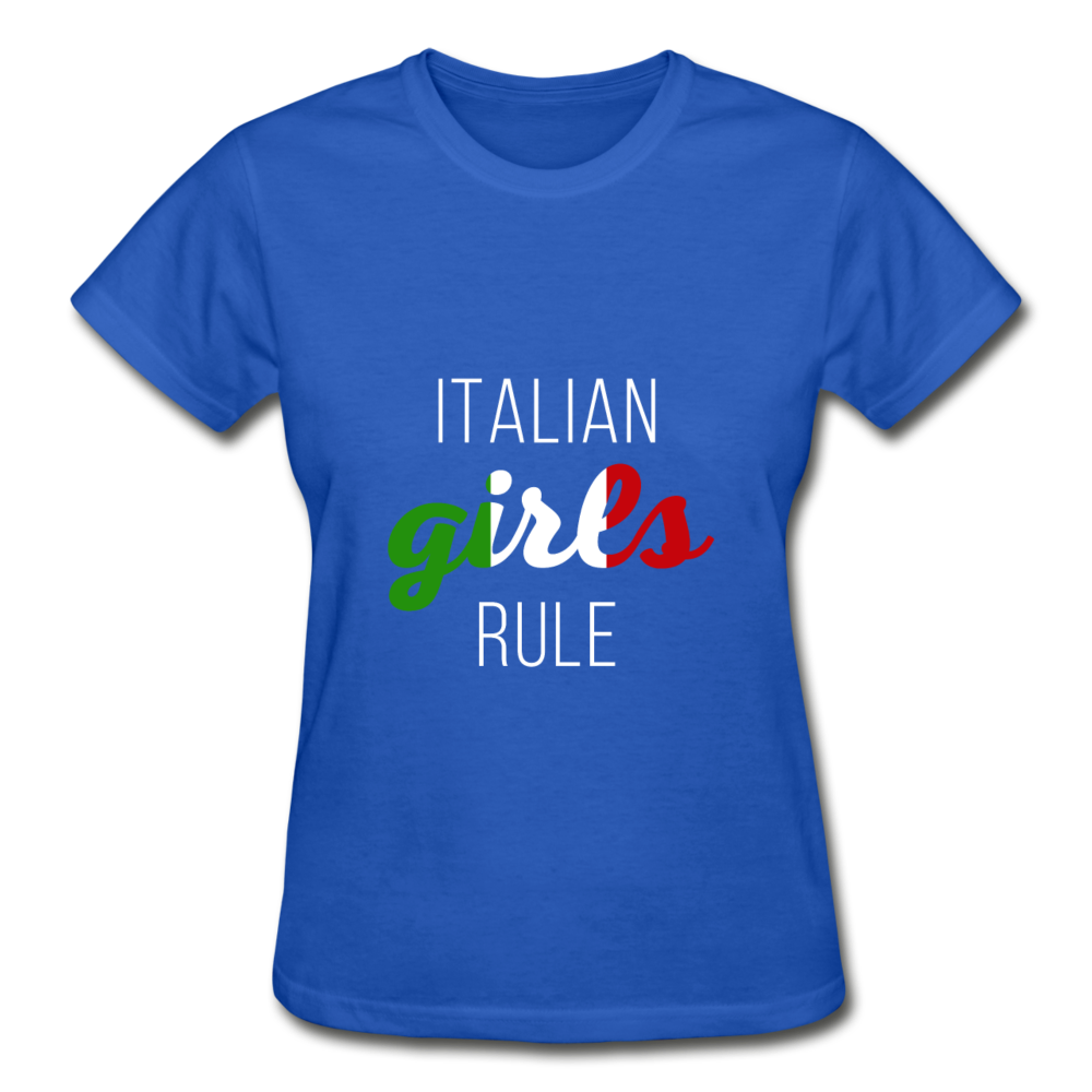 Italian girls rule Gildan Ultra Cotton Ladies T-Shirt-Ultra Cotton Ladies T-Shirt | Gildan G200L-Teelime | shirts-hoodies-mugs