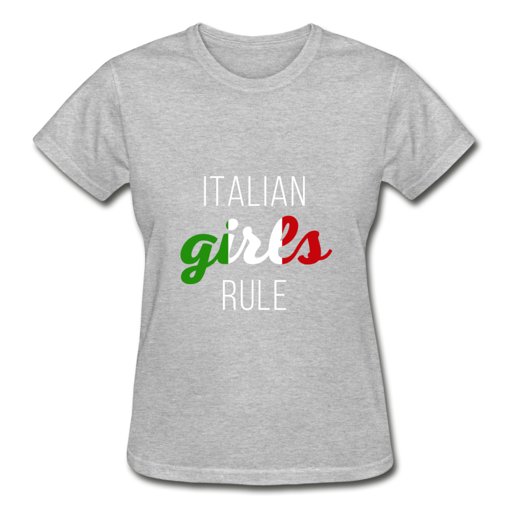 Italian girls rule Gildan Ultra Cotton Ladies T-Shirt-Ultra Cotton Ladies T-Shirt | Gildan G200L-Teelime | shirts-hoodies-mugs