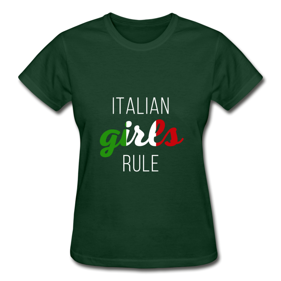 Italian girls rule Gildan Ultra Cotton Ladies T-Shirt-Ultra Cotton Ladies T-Shirt | Gildan G200L-Teelime | shirts-hoodies-mugs