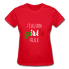 Italian girls rule Gildan Ultra Cotton Ladies T-Shirt-Ultra Cotton Ladies T-Shirt | Gildan G200L-Teelime | shirts-hoodies-mugs