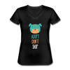 Adopt don't shop dog Women's V-Neck T-Shirt-Women's V-Neck T-Shirt | Fruit of the Loom L39VR-Teelime | shirts-hoodies-mugs