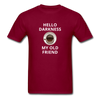 Coffee - Hello darkness my old friend Unisex T-Shirt-Unisex Classic T-Shirt | Fruit of the Loom 3930-Teelime | shirts-hoodies-mugs