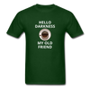 Coffee - Hello darkness my old friend Unisex T-Shirt-Unisex Classic T-Shirt | Fruit of the Loom 3930-Teelime | shirts-hoodies-mugs