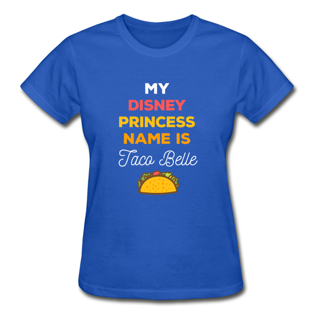 My disney princess name is Taco Belle Gildan Ultra Cotton Ladies T-Shirt-Ultra Cotton Ladies T-Shirt | Gildan G200L-Teelime | shirts-hoodies-mugs