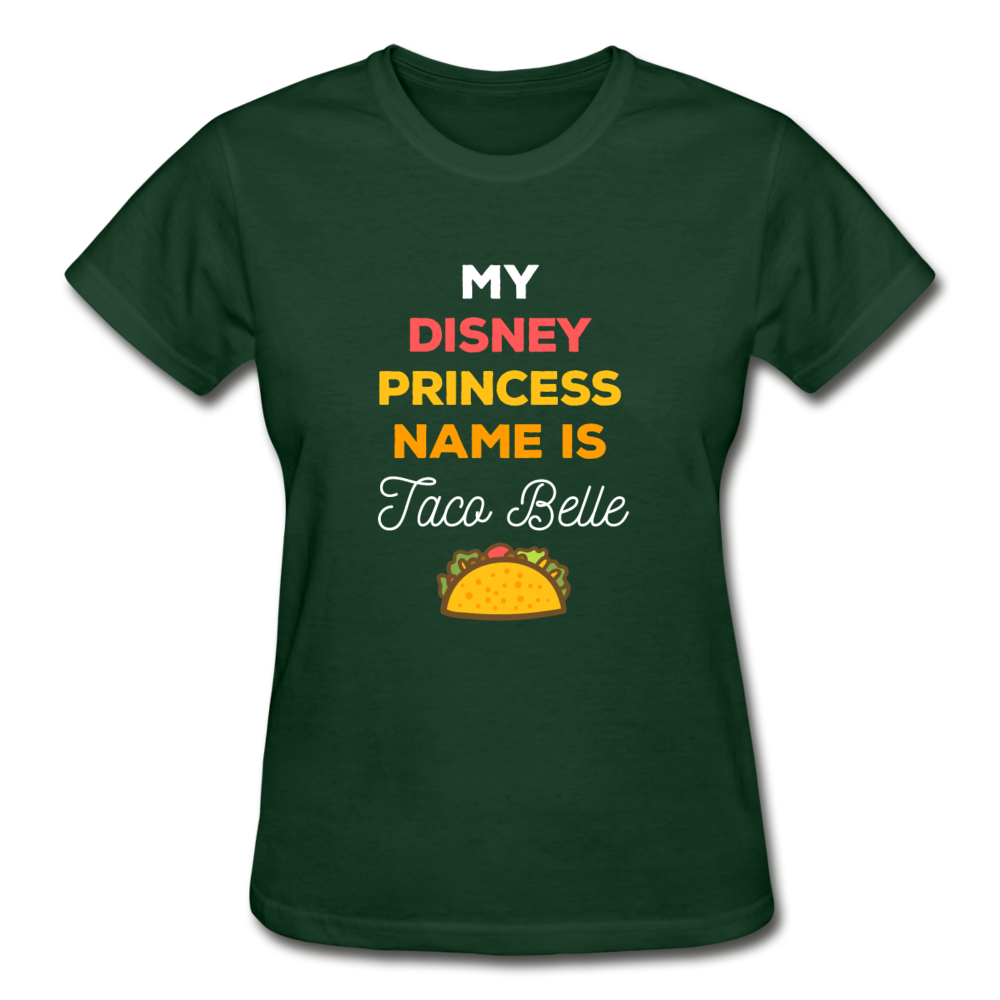 My disney princess name is Taco Belle Gildan Ultra Cotton Ladies T-Shirt-Ultra Cotton Ladies T-Shirt | Gildan G200L-Teelime | shirts-hoodies-mugs