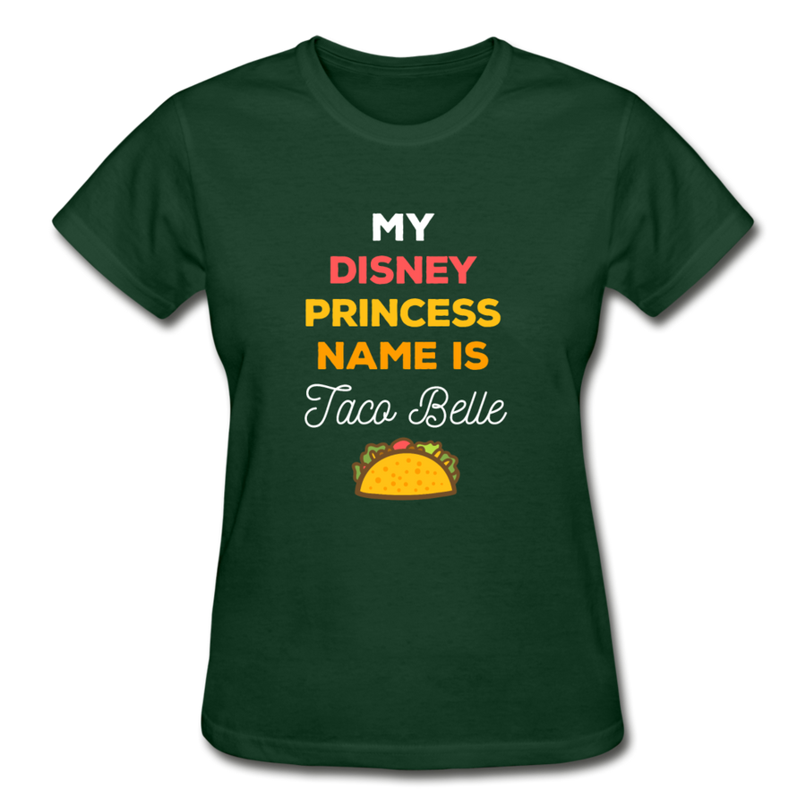 My disney princess name is Taco Belle Gildan Ultra Cotton Ladies T-Shirt-Ultra Cotton Ladies T-Shirt | Gildan G200L-Teelime | shirts-hoodies-mugs