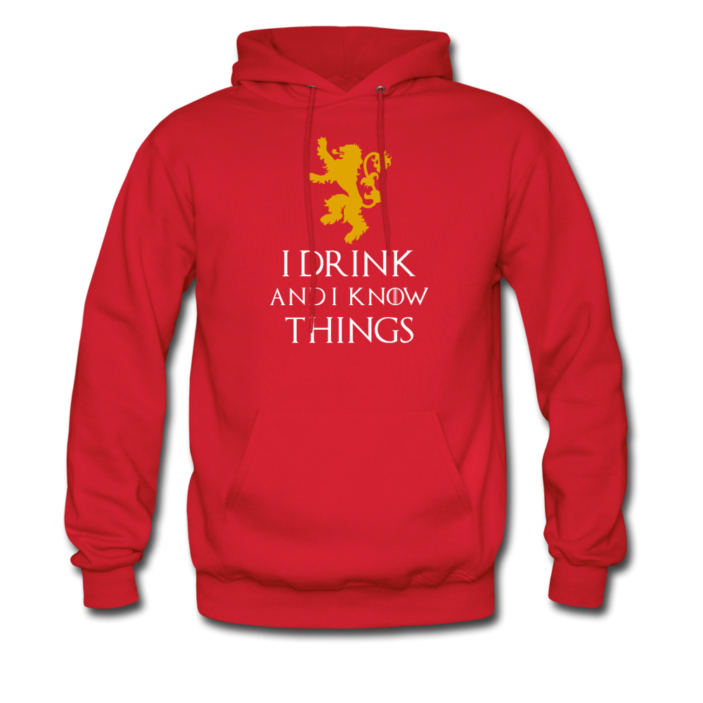 I drink and I know things Unisex Hoodie-Men's Hoodie | Hanes P170-Teelime | shirts-hoodies-mugs