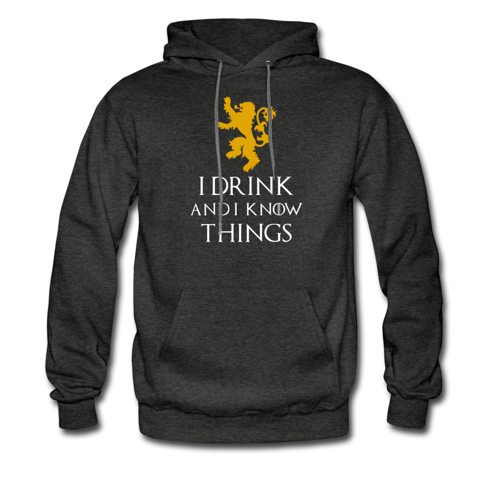 I drink and I know things Unisex Hoodie-Men's Hoodie | Hanes P170-Teelime | shirts-hoodies-mugs