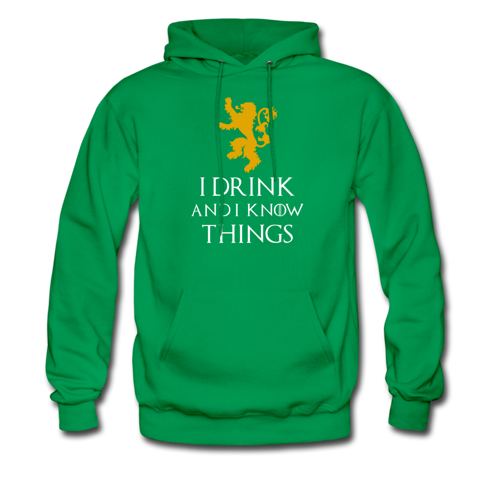 I drink and I know things Unisex Hoodie-Men's Hoodie | Hanes P170-Teelime | shirts-hoodies-mugs