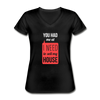 You had me at I Need To Sell My House Women's V-Neck T-Shirt-Women's V-Neck T-Shirt | Fruit of the Loom L39VR-Teelime | shirts-hoodies-mugs