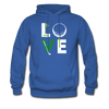 Golfer Love Unisex Hoodie-Men's Hoodie | Hanes P170-Teelime | shirts-hoodies-mugs