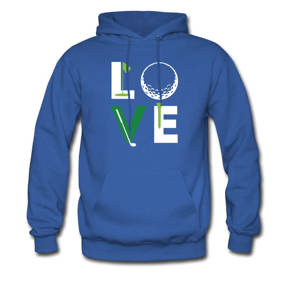 Golfer Love Unisex Hoodie-Men's Hoodie | Hanes P170-Teelime | shirts-hoodies-mugs