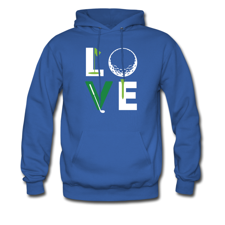 Golfer Love Unisex Hoodie-Men's Hoodie | Hanes P170-Teelime | shirts-hoodies-mugs