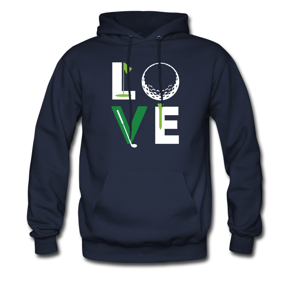 Golfer Love Unisex Hoodie-Men's Hoodie | Hanes P170-Teelime | shirts-hoodies-mugs