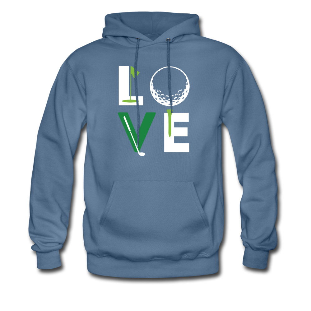 Golfer Love Unisex Hoodie-Men's Hoodie | Hanes P170-Teelime | shirts-hoodies-mugs