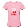 Video Games don't make me violent Lag does Women's V-Neck T-Shirt-Women's V-Neck T-Shirt | LAT 3507-Teelime | shirts-hoodies-mugs