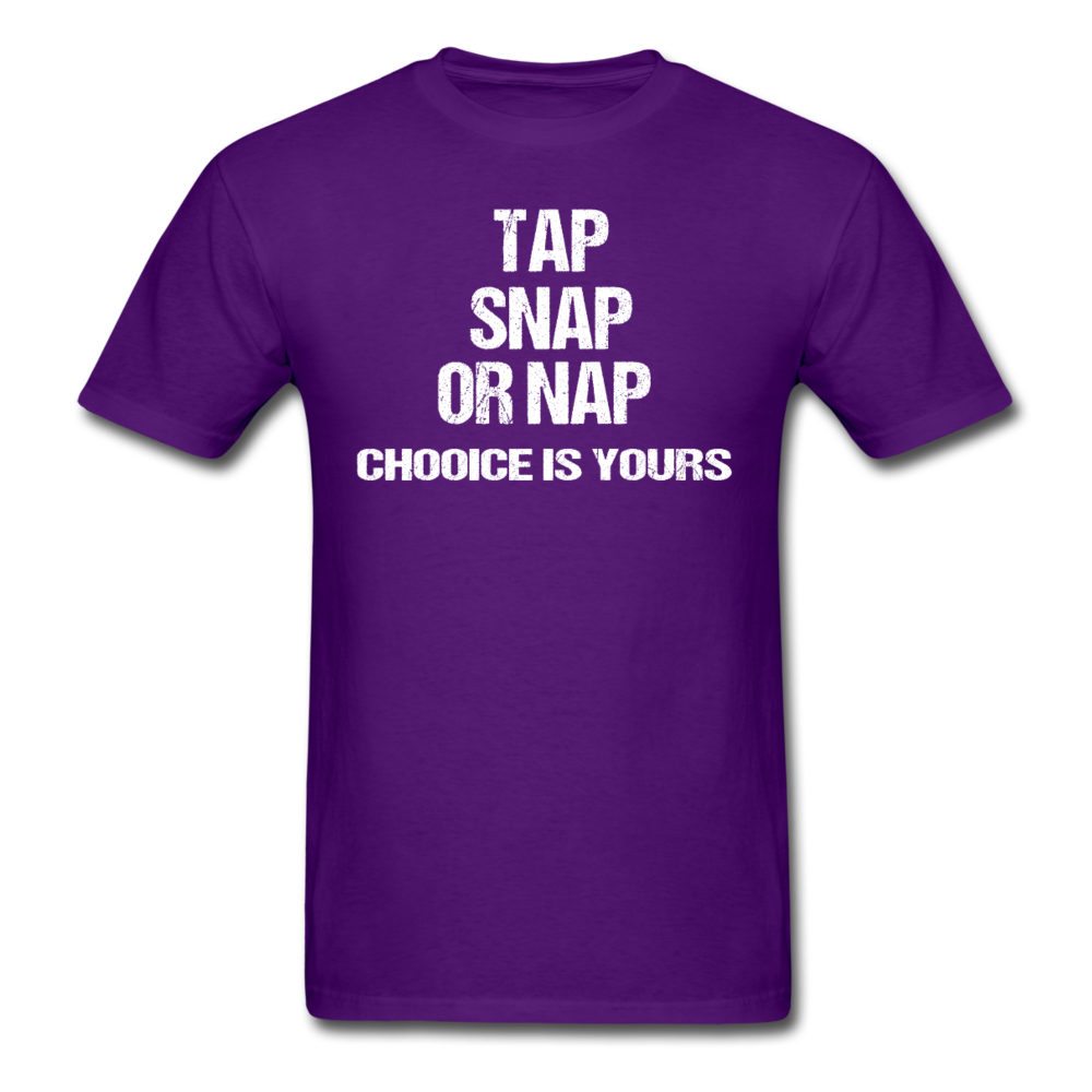 BJJ T shirts - Tap Snap or Nap Unisex Classic T-Shirt-Unisex Classic T-Shirt | Fruit of the Loom 3930-Teelime | shirts-hoodies-mugs