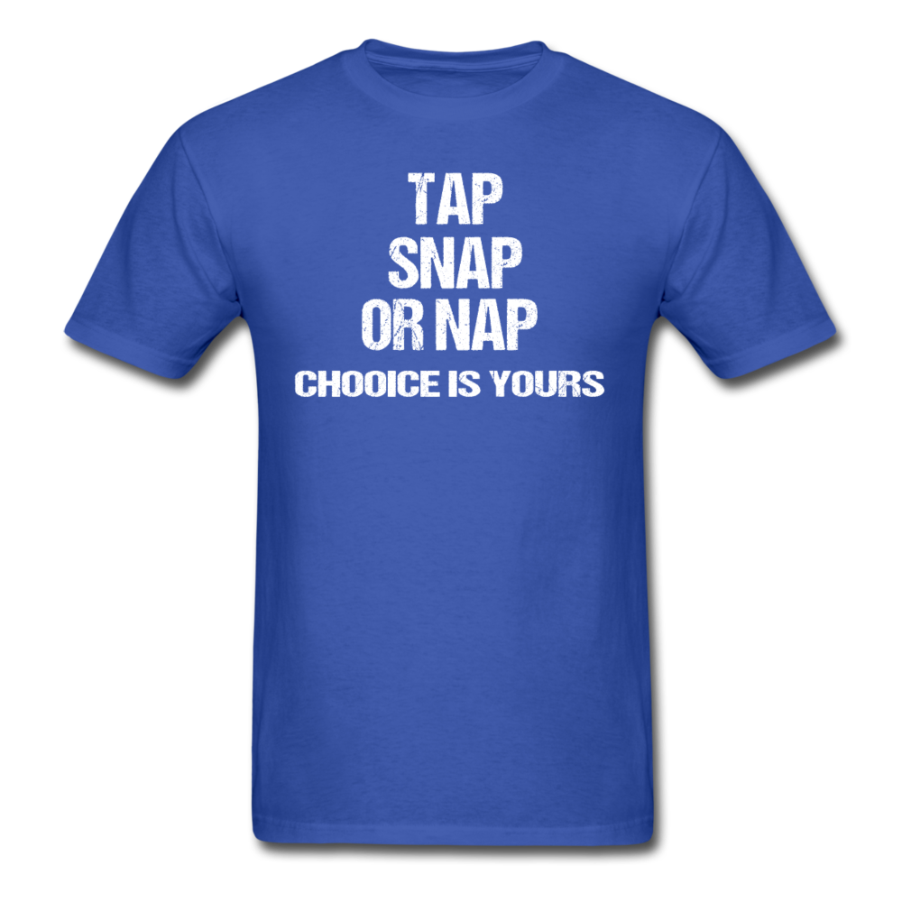 BJJ T shirts - Tap Snap or Nap Unisex Classic T-Shirt-Unisex Classic T-Shirt | Fruit of the Loom 3930-Teelime | shirts-hoodies-mugs
